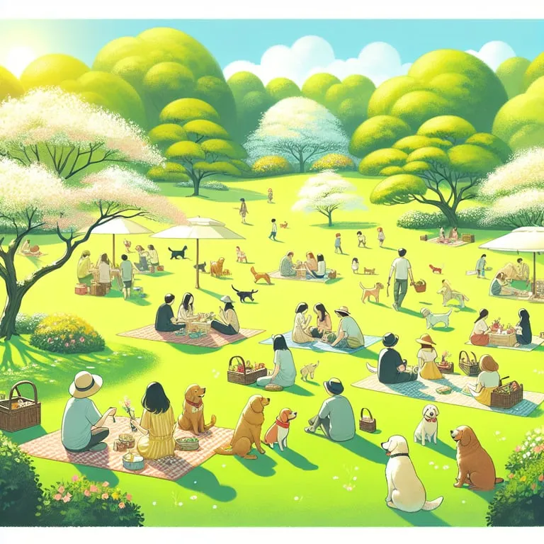 봄 피크닉, 반려동물과 함께! 안전하고 즐거운 피크닉 준비물 체크리스트