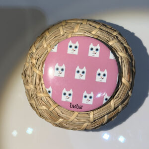 Alternative view of UKIUKI Pin Buttons – Pattern (6 Designs)